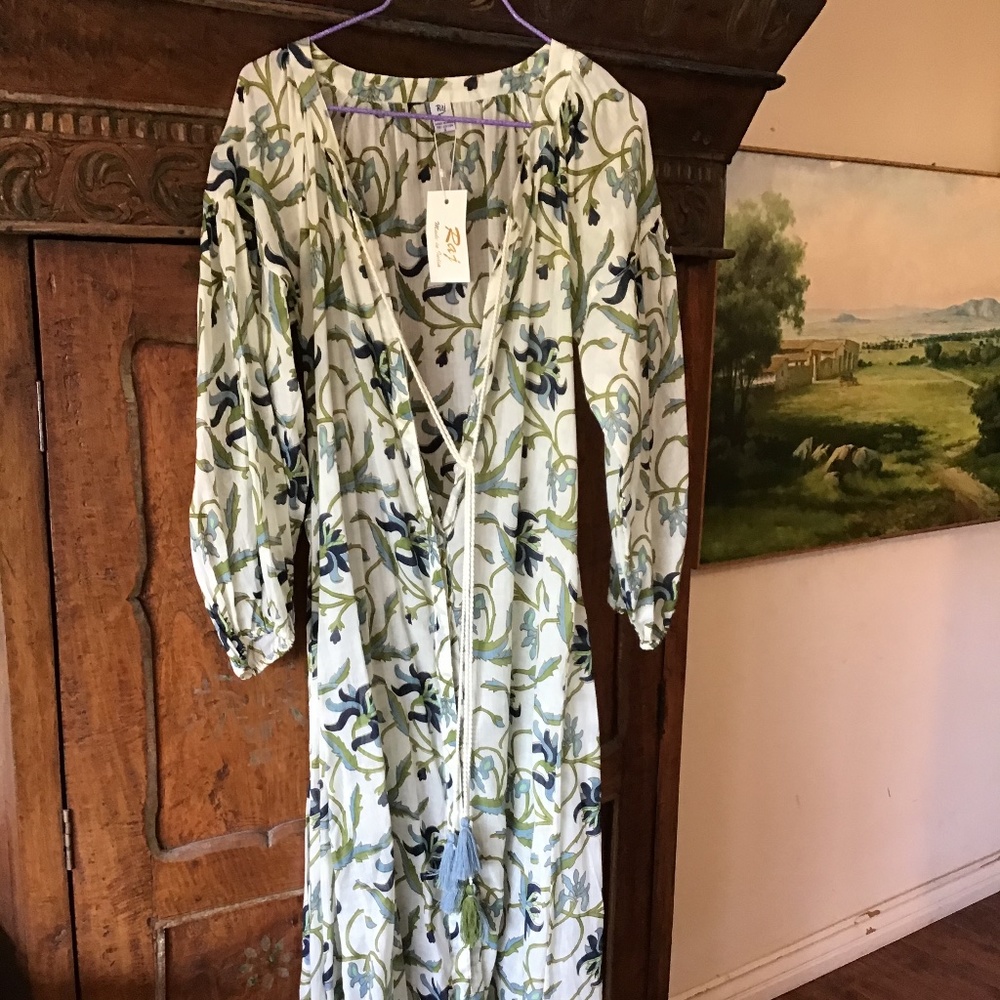 Raj Summer flower Boho dress, size S